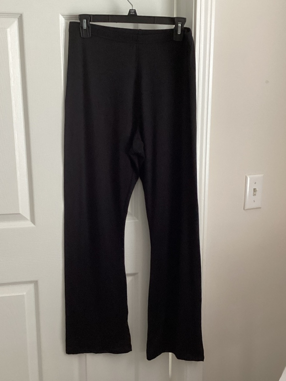 basic black boot cut leggings
